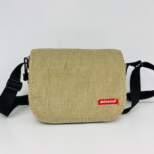 1990s/ Y2K Tan Corduroy Crossbody by DICKIES