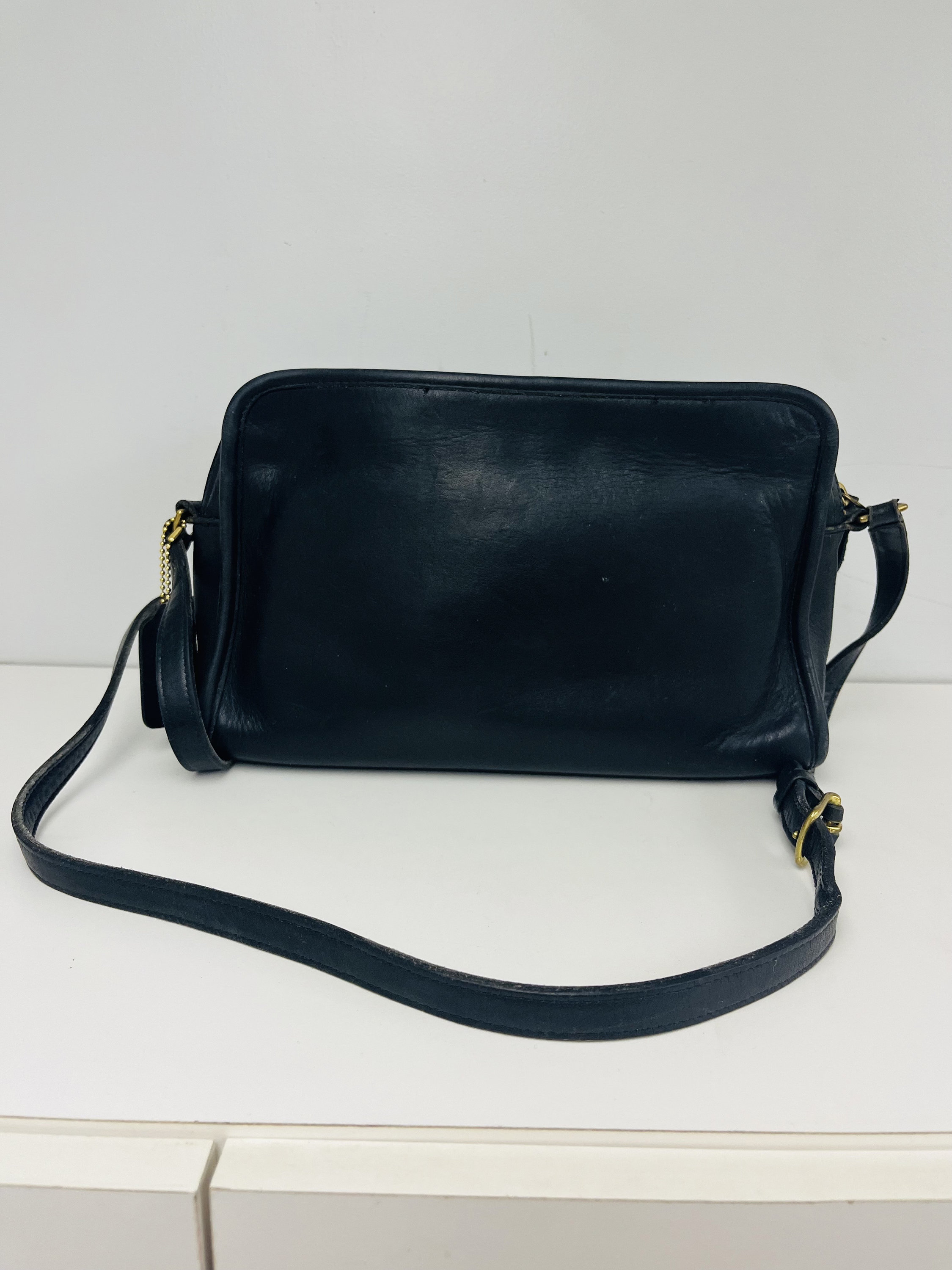 Vintage 2000s Coach Monogram Canvas Shoulder Bag - Black – Mint Market