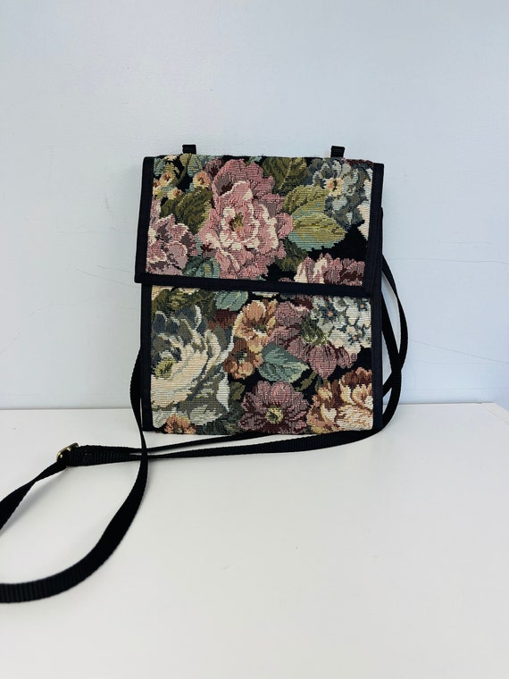 Floral Tapestry Travel Crossbody by DANNY K