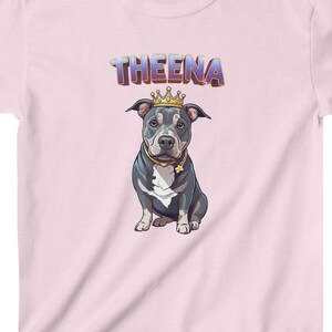 Kids Tee - Custom Pet Portrait - Cartoon Princess/Prince