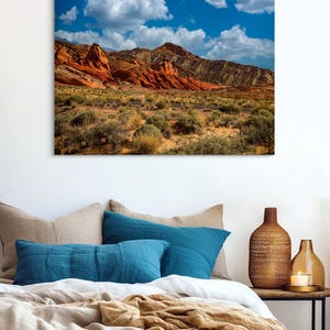 Desert Landscape Art Print - Nevada Desert Photography - Valley of Fire Wall Art
