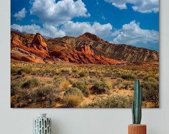 Valley of Fire Landscape Photo | Nevada Desert Southwest Wall Art