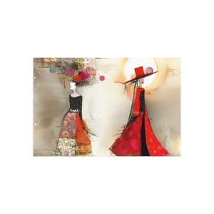 Stilvolle Fine Art Postkarten, Kunstdrucke, Fashion Illustration Briefpapier, Geschenk für Kunstliebhaber, Home Decor, kreative Grüße