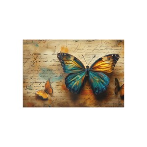 Vintage Schmetterling Fine Art Postkarten - Elegantes Briefpapier, Naturliebhaber, Wohnkultur, Geschenke, Sammlerstücke, Kunstanzeige