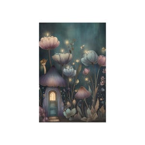 Skurrile, dunkle Cottagecore Kunst Postkarten, Verzauberte Blumen Designs, Vintage Briefpapier, Geschenke für Naturliebhaber, Magisches Wohndekor