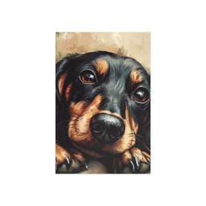 Dachshund Art Postcards: Whimsical Dog Lover Stationery
