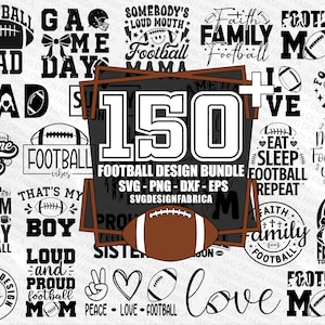 Football Mom Svg / Football Dad Svg Png / Custom Player / Football Svg Cut Files For Cricut / Cheer Mom Shirt Svg / Football Players Svg