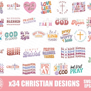 Christian Svg Bundle / Scripture Bundle / Bible Verse Svg / Religious Svg Bundle / Jesus Svg / God Svg Faith Svg Bundle / Christian Svg File