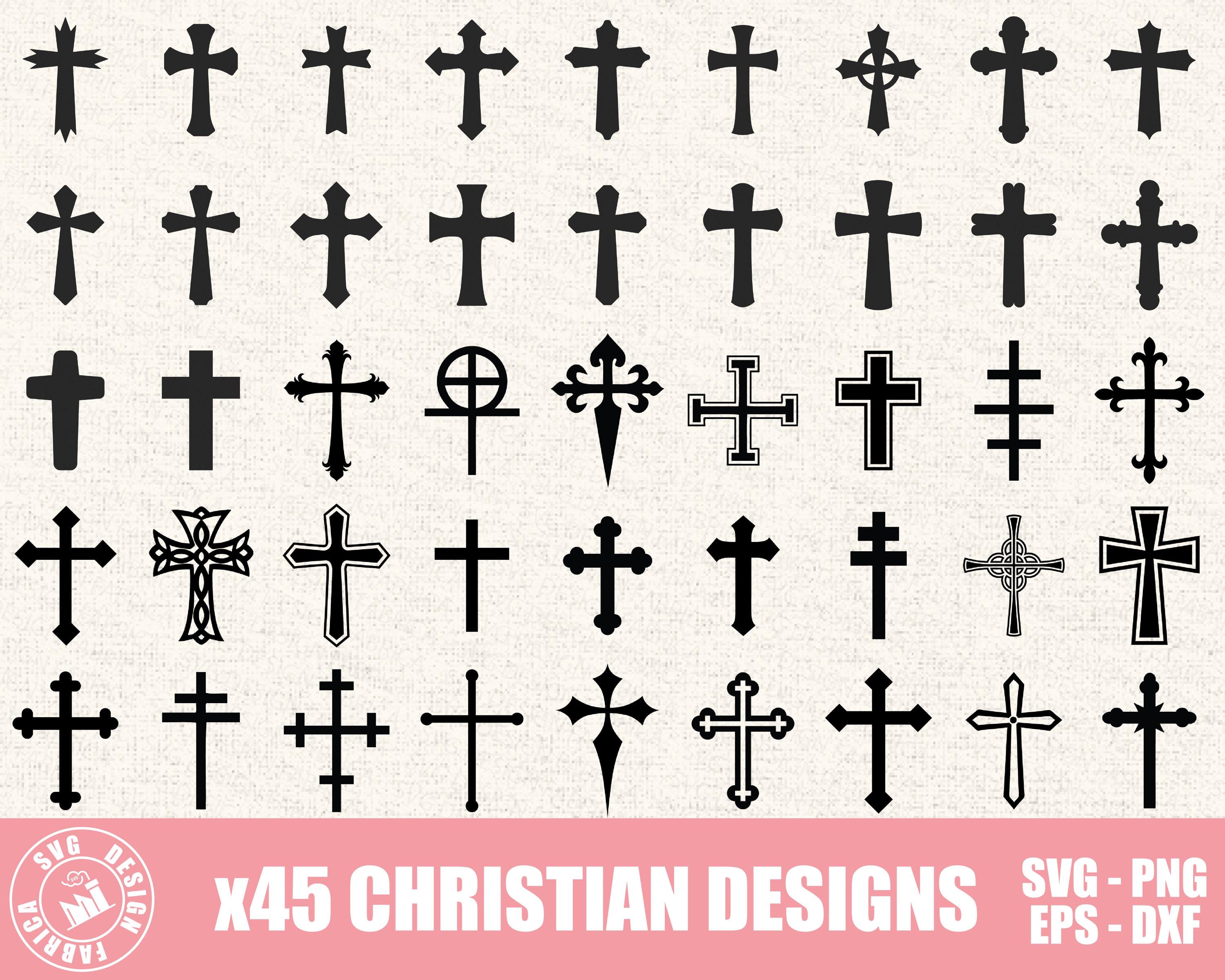 Cross Svg Bundle / Christian Cross Svg Bundle / Christian Svg / Faith ...