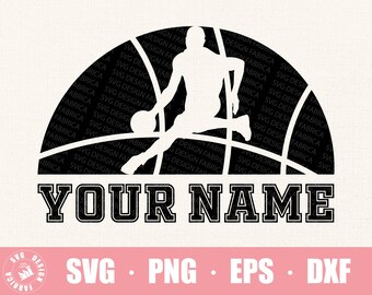Basketball Logo SVG PNG / Basketball Team Svg / Basketball Name Svg / Basketball Player / Basketball Logo Sublimation / Instant download