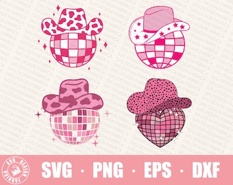 Cowgirl SVG Bundle / Cowgirl Disco Svg / Cowgirl Hat Svg / Let's Go Girls Svg / Disco Cowgirl Svg / Western Hat Svg / Disco Ball Svg