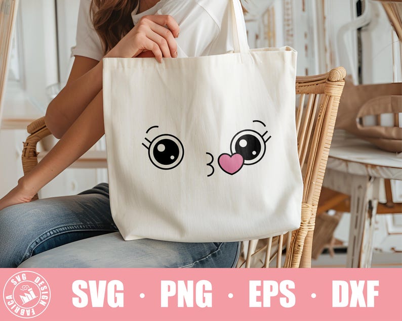 Cartoon Faces Svg Bundle / Kawaii Face Svg / Cute Funny Face Emotion ...