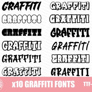 Cool graffiti fonts - Etsy 日本