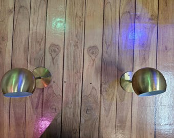 Aplique de pared de latón hecho a mano: iluminación personalizable para el hogar, homologado por UL