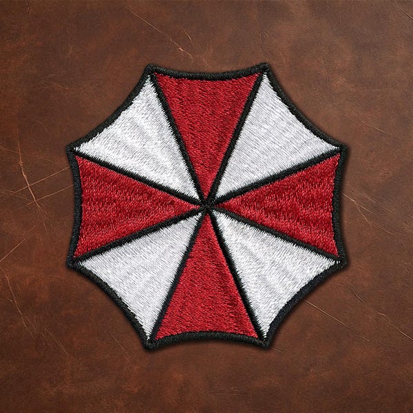 Resident Evil Umbrella Corporation Patch Embroidered - Nemesis S.T.A.R.S. Raccoon City Umbrella Corp Zombie Survival Horror