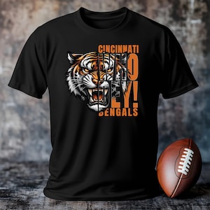 Bengals Who Dey T-Shirt, Cincinnati NFL T-Shirt, Bengals Geschenk, Bengals Tshirt, Who Dey Tee, Bengals Love, Bengal Tiger, Weihnachtsgeschenk