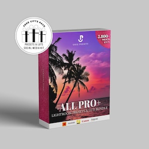 2800+ Lightroom Presets&Video LUTs Bundle | One Click Lightroom Presets | Mobile Lightroom Presets | Desktop Lightroom Presets | Free Bundle