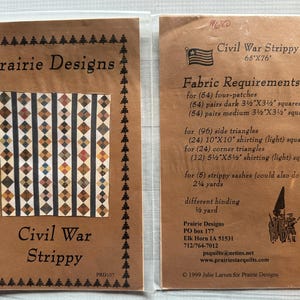 More Civil War Quilt Patterns - Etsy