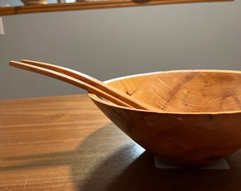 bentwood salad servers