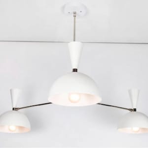 3 Pendant Light Mid Century Modern Raw Brass Sputnik Chandelier Light Brass Modern Ceiling Custom Ceiling Light Fixture