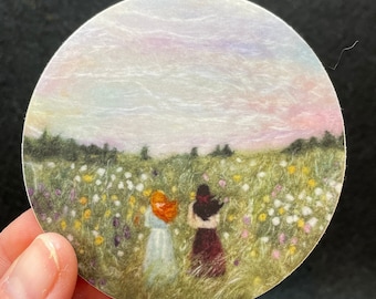 Anne of Green Gables Sticker / Anne and Diana Sticker / Anne Shirley and Diana Barry