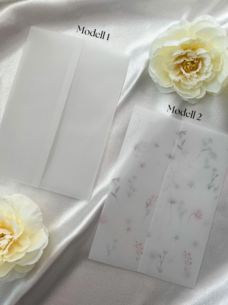 Transparent Envelope for Invitations (12 X 17 Cm / B6) | Clear Sleeve ...