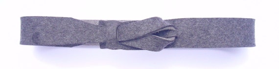 Items similar to Wool Belt by Musebelts 1.5 wide Muse Wool Grey Belt ...