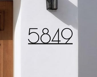 Custom Modern House Number Metal sign,Outdoor House Plaque, Outdoor House Signs,Housewarming gift,Casa metal sign,House number sign