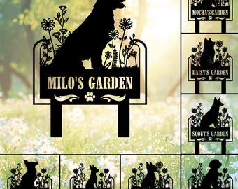 Custom Pet Dog Memorial Stake,Memorial pet tombstone, Pet Loss Gift, Dog Garden Sign, Gift for Pet, Dog Grave Marker,Remembrance Stake