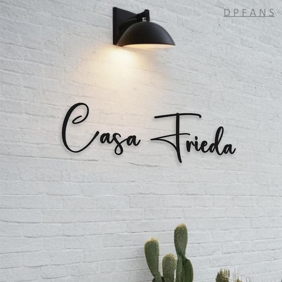 Custom metal  House Name sign,Outdoor House Name Plaque, Outdoor House Signs, Traditional, Housewarming gift,Casa metal sign,House name sign