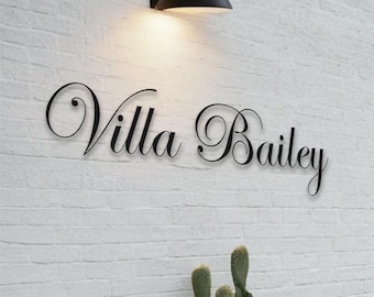 Custom metal House Name sign,Outdoor House Name Plaque, Outdoor House Signs, Traditional, Housewarming gift,Casa metal sign,House name sign