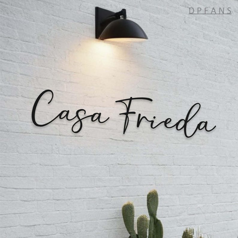 Custom Metal House Name Sign,outdoor House Name Plaque, Outdoor House ...