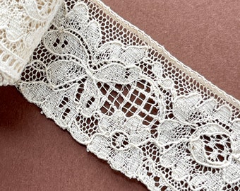 Vintage Alencon Flower Lace Trim