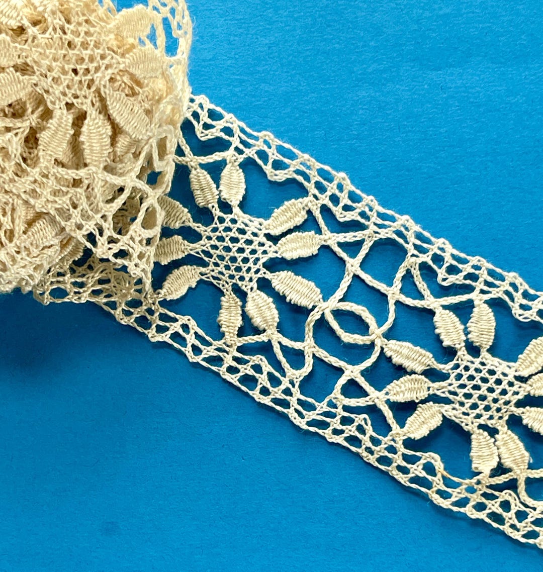 Antique Bobbin Lace Trim 2 Yds - Etsy