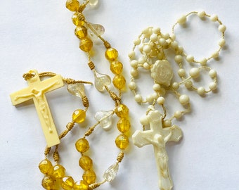 Vintage Plastic  Rosaries