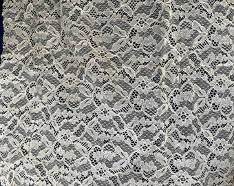 Vintage Alencon Lace Remnant