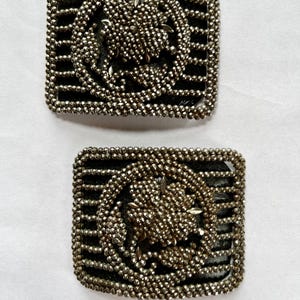 Vintage Antique Cut Steel Reuse Shoe Buckles