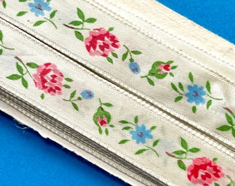 Vintage Rose  Flower Ribbon  Trim 4 yards