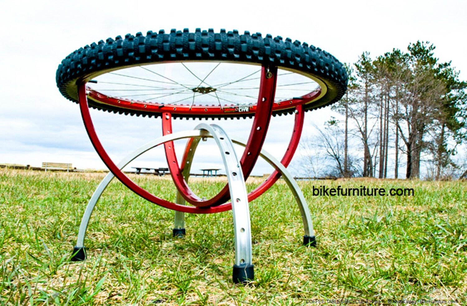 Bike Part (Bicycle Wheels) Coffee Table S2 Aluminum MTB — Bike