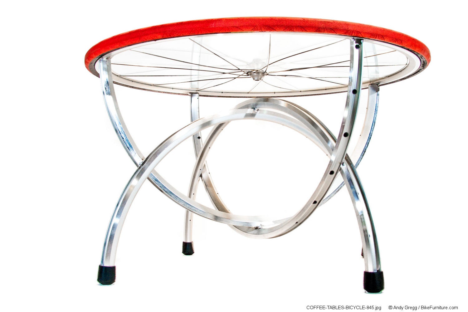 Reused Bicycle Part Table S2 Aluminum Coffee Table Etsy