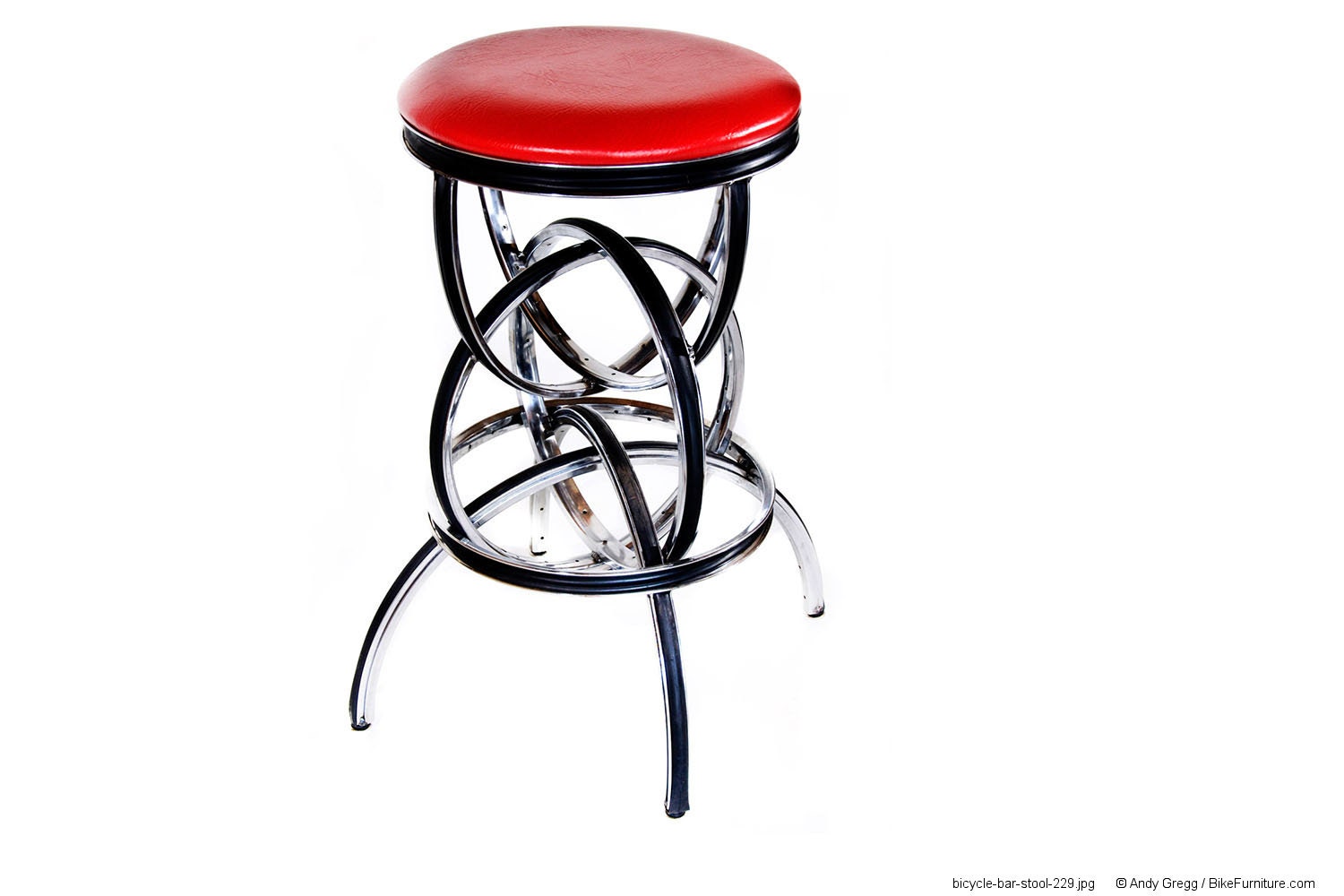 Bicycle Wheel Barstool S 2 Bike Furniture Design Etsy