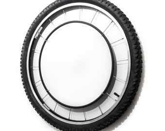 Recycled Mountain Bike Wheel Mirror