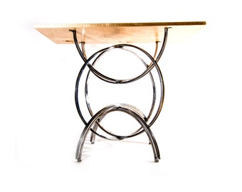 S-2 Bike Wheel Console Table