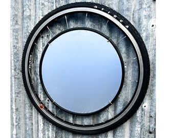 Recycled BMX (20x1 3/8") Bike Wheel Mirror - 1 in stock and ready to ship!