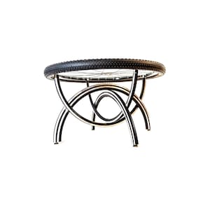 Bike Part (Bicycle Wheels) Coffee Table - S-2 Aluminum MTB
