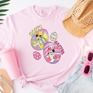 Disney Easter Shirts, Mickey and Minnie Easter Shirt, Disney Happy Easter Tee, Disney Easter Egg Shirt, Easter Egg Shirt, Easter Day Gift