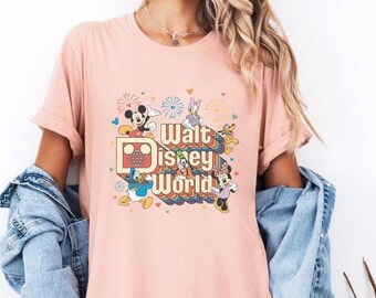 Mickey and Friends Shirt, Walt Disneyworld Shirt, Retro Disney Shirt, Disney Family Trip, Magic Kingdom Shirt, Vintage Disneyworld Shirt