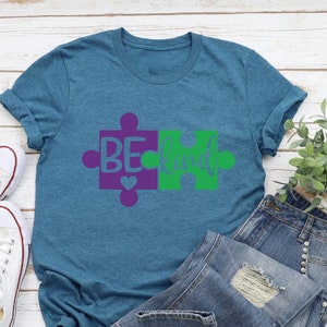 Be Kind Autism Awareness Shirt, Autism Shirt, Be Kind Puzzle Shirt, Spec Teacher Shirt, Autism Acceptance Shirt, Autism Mama Shirt