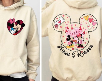 Disney Mickey Minnie Love Sweatshirt, Mickey and Minnie Valentines Sweater, Disneyland Love Hoodie, Disney Valentines Day, Disney Lover Gift