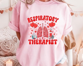 Koszulka terapeuty oddechowego, Koszulka oddechowa, Koszulka pulmonologa z kwiatowym wzorem, Koszulka pielęgniarska, Koszulka oddechowa, Koszulka terapeuty płuc